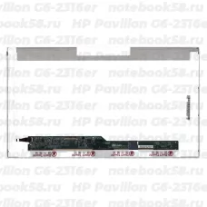 Матрица для ноутбука HP Pavilion G6-2316er (1366x768 HD) TN, 40pin, Глянцевая