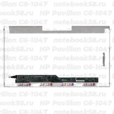 Матрица для ноутбука HP Pavilion G6-1047 (1366x768 HD) TN, 40pin, Глянцевая