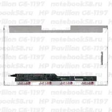 Матрица для ноутбука HP Pavilion G6-1197 (1366x768 HD) TN, 40pin, Глянцевая