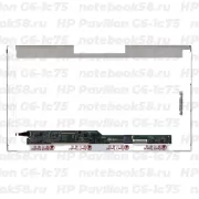 Матрица для ноутбука HP Pavilion G6-1c75 (1366x768 HD) TN, 40pin, Глянцевая