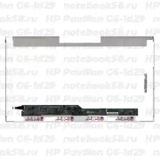 Матрица для ноутбука HP Pavilion G6-1d29 (1366x768 HD) TN, 40pin, Глянцевая