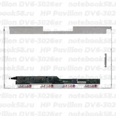 Матрица для ноутбука HP Pavilion DV6-3026er (1366x768 HD) TN, 40pin, Глянцевая