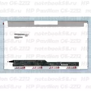 Матрица для ноутбука HP Pavilion G6-2212 (1366x768 HD) TN, 40pin, Матовая