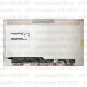 Матрица для ноутбука HP Pavilion G6-1035 (1366x768 HD) TN, 40pin, Глянцевая