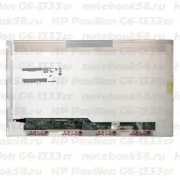Матрица для ноутбука HP Pavilion G6-1333sr (1366x768 HD) TN, 40pin, Глянцевая