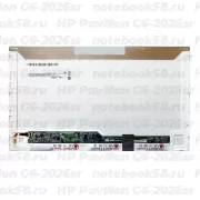 Матрица для ноутбука HP Pavilion G6-2026sr (1366x768 HD) TN, 40pin, Глянцевая