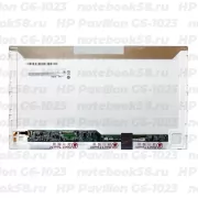 Матрица для ноутбука HP Pavilion G6-1023 (1366x768 HD) TN, 40pin, Глянцевая