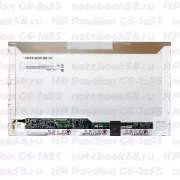 Матрица для ноутбука HP Pavilion G6-1a55 (1366x768 HD) TN, 40pin, Глянцевая