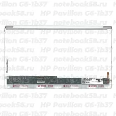 Матрица для ноутбука HP Pavilion G6-1b37 (1366x768 HD) TN, 40pin, Глянцевая