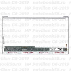 Матрица для ноутбука HP Pavilion G6-2019 (1366x768 HD) TN, 40pin, Глянцевая