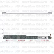 Матрица для ноутбука HP Pavilion G6-2070 (1366x768 HD) TN, 40pin, Глянцевая