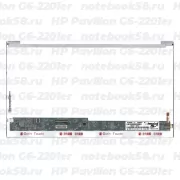 Матрица для ноутбука HP Pavilion G6-2201er (1366x768 HD) TN, 40pin, Глянцевая