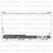 Матрица для ноутбука HP Pavilion G6-2274er (1366x768 HD) TN, 40pin, Глянцевая