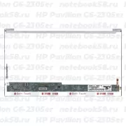 Матрица для ноутбука HP Pavilion G6-2305er (1366x768 HD) TN, 40pin, Глянцевая