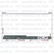 Матрица для ноутбука HP Pavilion G6-1025 (1366x768 HD) TN, 40pin, Глянцевая