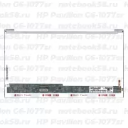 Матрица для ноутбука HP Pavilion G6-1077sr (1366x768 HD) TN, 40pin, Глянцевая