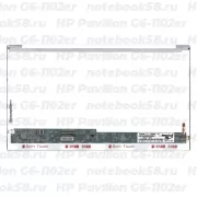 Матрица для ноутбука HP Pavilion G6-1102er (1366x768 HD) TN, 40pin, Глянцевая