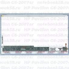 Матрица для ноутбука HP Pavilion G6-2007er (1366x768 HD) TN, 40pin, Глянцевая