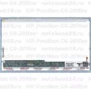 Матрица для ноутбука HP Pavilion G6-2010nr (1366x768 HD) TN, 40pin, Глянцевая