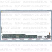 Матрица для ноутбука HP Pavilion G6-2215sr (1366x768 HD) TN, 40pin, Глянцевая