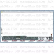 Матрица для ноутбука HP Pavilion G6-1126 (1366x768 HD) TN, 40pin, Глянцевая