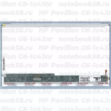 Матрица для ноутбука HP Pavilion G6-1c43nr (1366x768 HD) TN, 40pin, Глянцевая