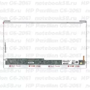 Матрица для ноутбука HP Pavilion G6-2061 (1366x768 HD) TN, 40pin, Глянцевая