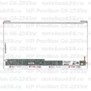 Матрица для ноутбука HP Pavilion G6-2361nr (1366x768 HD) TN, 40pin, Глянцевая