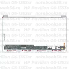 Матрица для ноутбука HP Pavilion G6-1353sr (1366x768 HD) TN, 40pin, Глянцевая