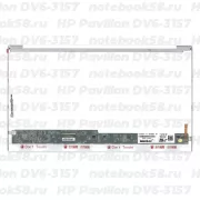 Матрица для ноутбука HP Pavilion DV6-3157 (1366x768 HD) TN, 40pin, Глянцевая