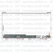 Матрица для ноутбука HP Pavilion DV6-3211 (1366x768 HD) TN, 40pin, Глянцевая