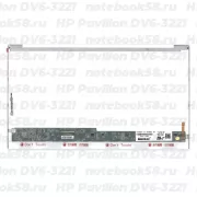 Матрица для ноутбука HP Pavilion DV6-3221 (1366x768 HD) TN, 40pin, Глянцевая