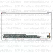 Матрица для ноутбука HP Pavilion G6-1230er (1366x768 HD) TN, 40pin, Глянцевая
