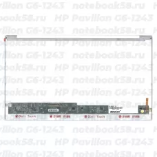 Матрица для ноутбука HP Pavilion G6-1243 (1366x768 HD) TN, 40pin, Глянцевая