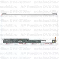 Матрица для ноутбука HP Pavilion DV6-3105er (1366x768 HD) TN, 40pin, Глянцевая