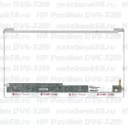 Матрица для ноутбука HP Pavilion DV6-3219 (1366x768 HD) TN, 40pin, Глянцевая