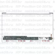 Матрица для ноутбука HP Pavilion G6-2051sr (1366x768 HD) TN, 40pin, Глянцевая