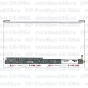 Матрица для ноутбука HP Pavilion G6-1064 (1366x768 HD) TN, 40pin, Глянцевая