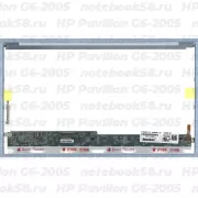 Матрица для ноутбука HP Pavilion G6-2005 (1366x768 HD) TN, 40pin, Глянцевая