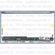 Матрица для ноутбука HP Pavilion G6-2050sr (1366x768 HD) TN, 40pin, Глянцевая