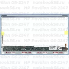 Матрица для ноутбука HP Pavilion G6-2247 (1366x768 HD) TN, 40pin, Глянцевая