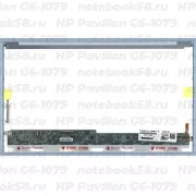 Матрица для ноутбука HP Pavilion G6-1079 (1366x768 HD) TN, 40pin, Глянцевая