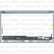Матрица для ноутбука HP Pavilion G6-1220 (1366x768 HD) TN, 40pin, Глянцевая