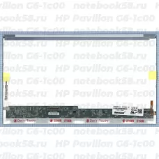 Матрица для ноутбука HP Pavilion G6-1c00 (1366x768 HD) TN, 40pin, Глянцевая