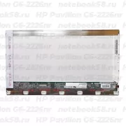 Матрица для ноутбука HP Pavilion G6-2226nr (1366x768 HD) TN, 40pin, Глянцевая