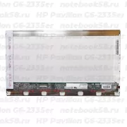 Матрица для ноутбука HP Pavilion G6-2335er (1366x768 HD) TN, 40pin, Глянцевая