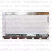 Матрица для ноутбука HP Pavilion G6-2391nr (1366x768 HD) TN, 40pin, Глянцевая