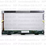 Матрица для ноутбука HP Pavilion G6-1c37 (1366x768 HD) TN, 40pin, Глянцевая