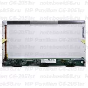 Матрица для ноутбука HP Pavilion G6-2051sr (1366x768 HD) TN, 40pin, Глянцевая