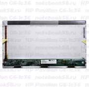 Матрица для ноутбука HP Pavilion G6-1c36 (1366x768 HD) TN, 40pin, Глянцевая